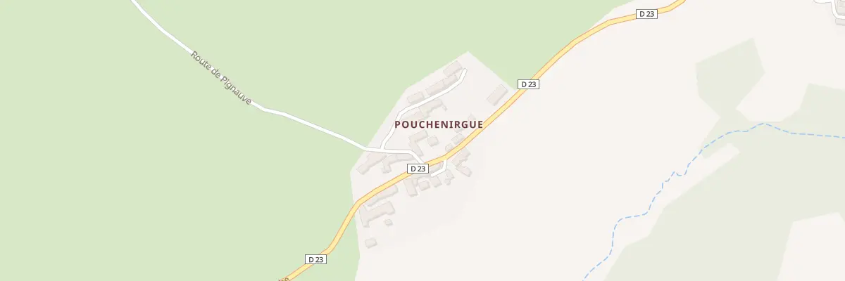 Plan du 5037 Pouchenirgues à Chassagne