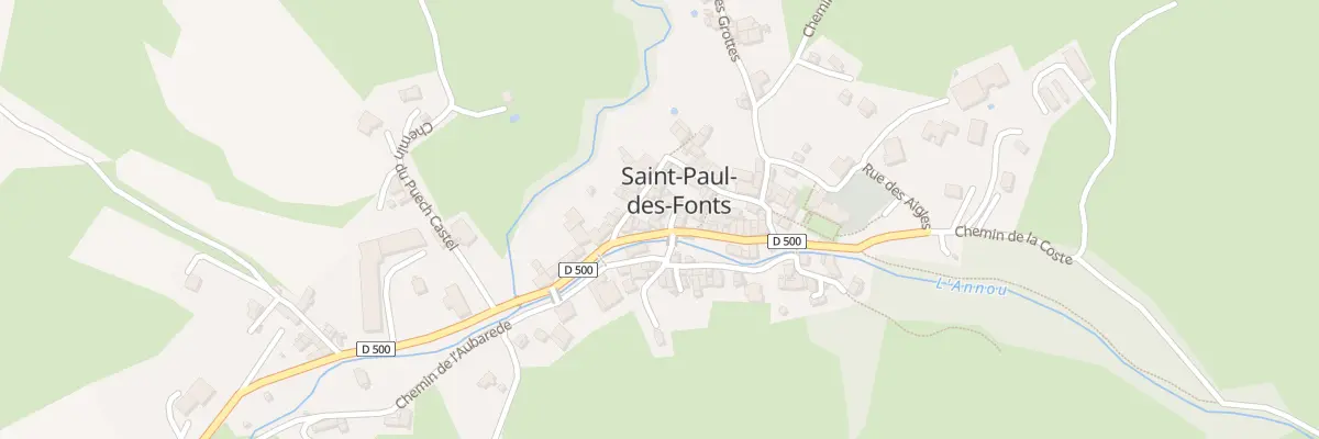 Plan du 5172 Saint Paul des Fonts à Saint-Jean-et-Saint-Paul