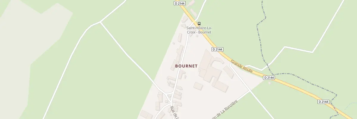 Plan du 5124 Bournet à Saint-Hilaire-la-Croix
