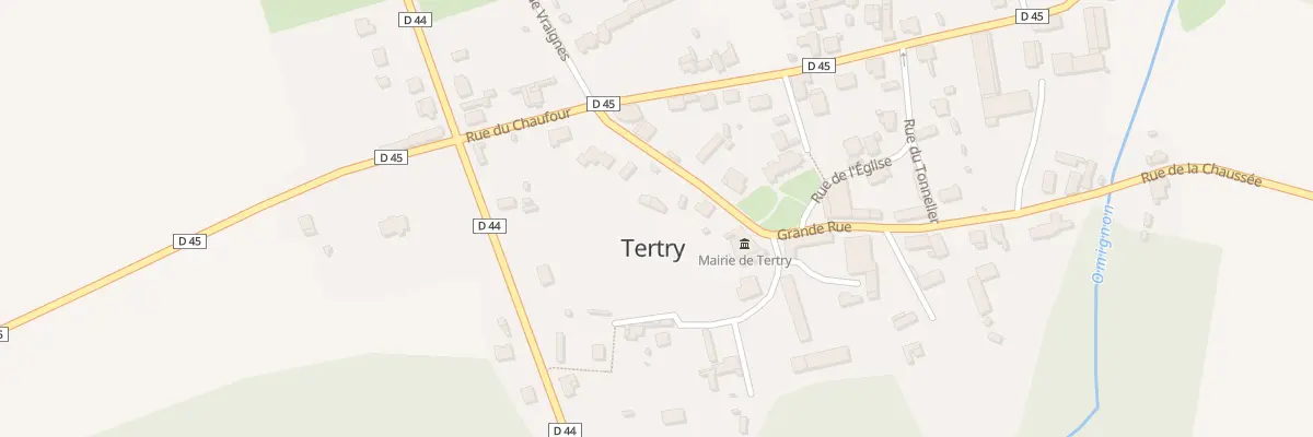 Plan du 10 Gr Grande Rue à Tertry
