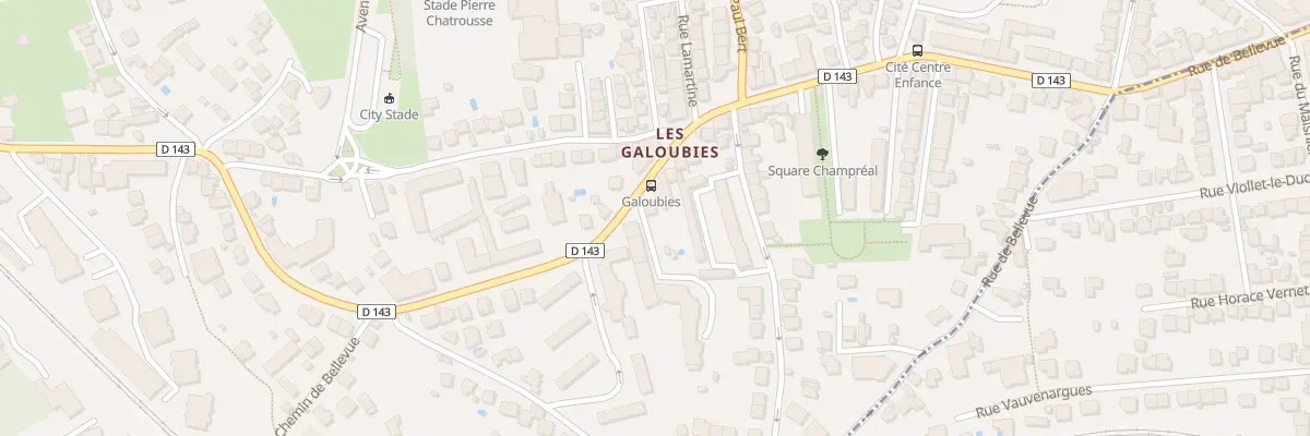 Plan du 53 Bd Gambetta à Chamalières