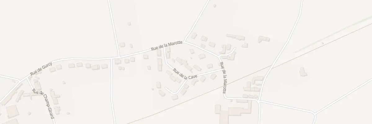 Plan du 7 Rue de la Cave à Montigny-Lencoup