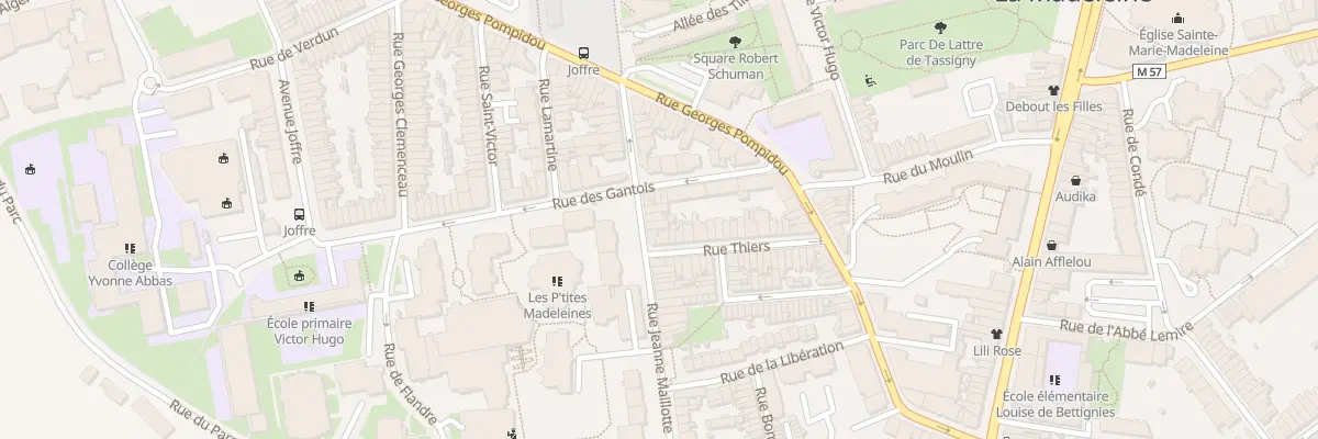 Plan du 106 Rue Jeanne Maillotte à La Madeleine