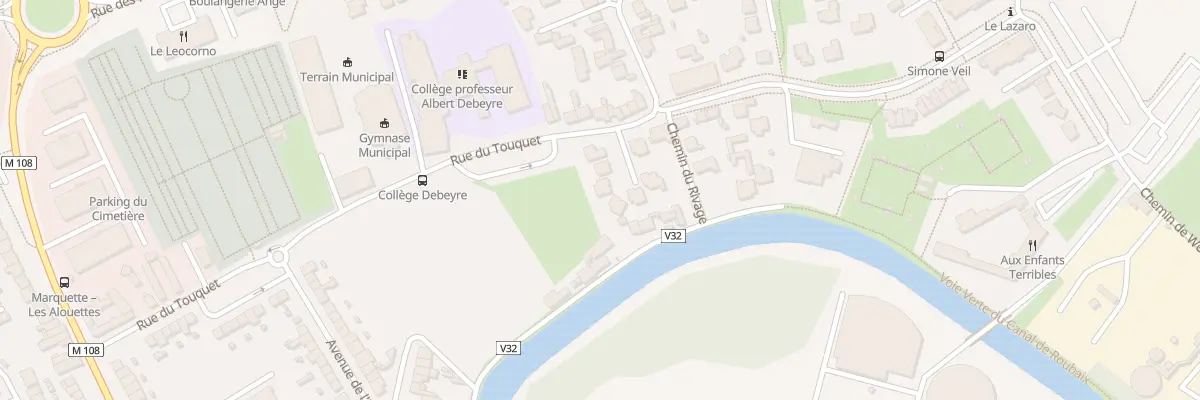 Plan du 40 Rue du Touquet à Marquette-lez-Lille
