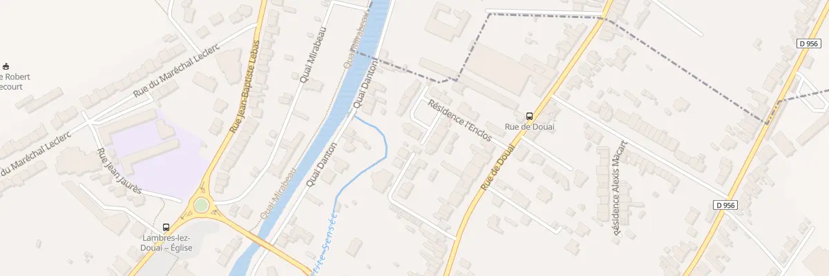 Plan du 20 Res l’Enclos à Lambres-lez-Douai