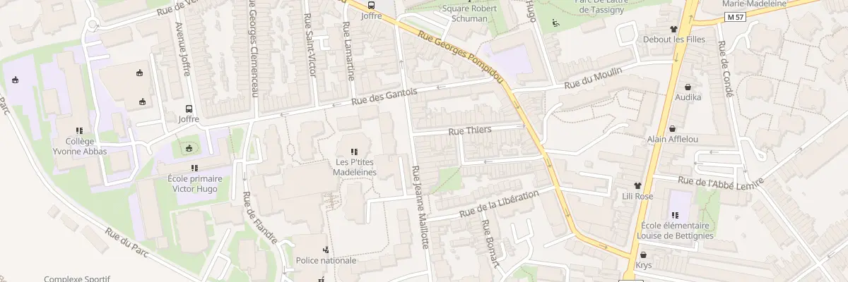 Plan du 35 Rue Thiers à La Madeleine