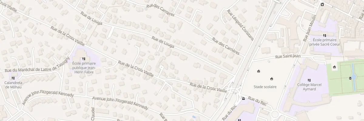 Plan du 145 Rue de Louga à Millau