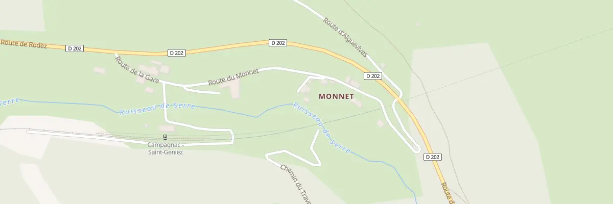 Plan du 5233 Monnet à Campagnac
