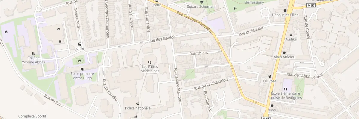 Plan du 98 Rue Jeanne Maillotte à La Madeleine