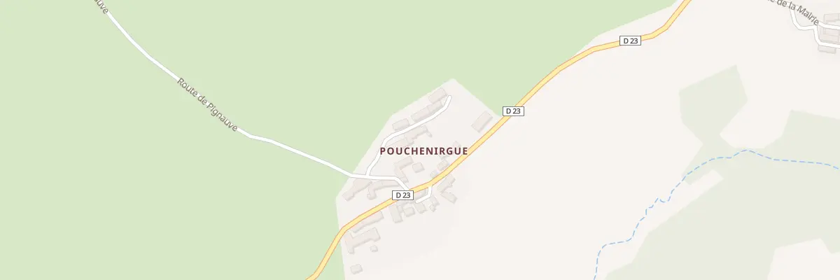 Plan du 5038 Pouchenirgues à Chassagne