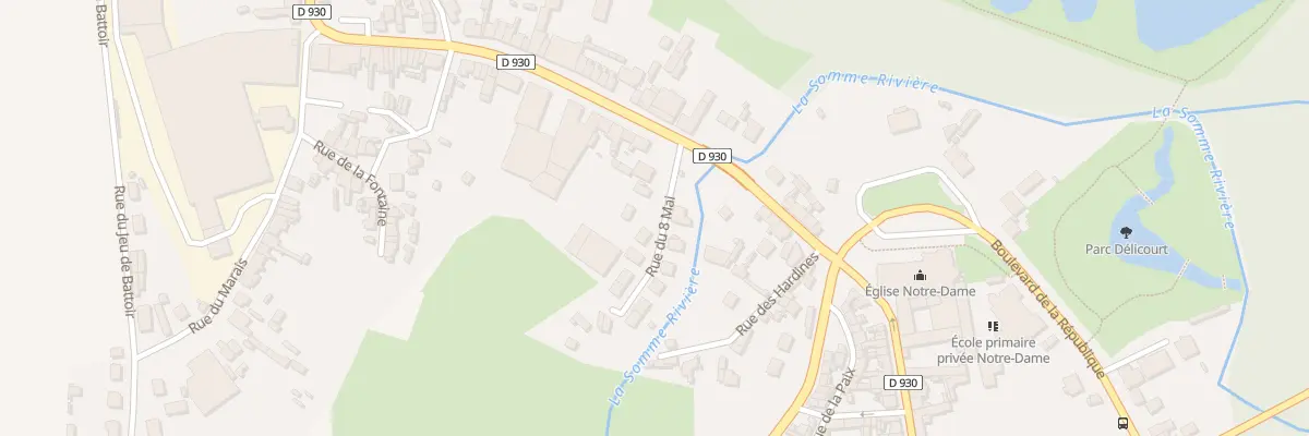 Plan du 6 Rue du 8 Mai à Ham