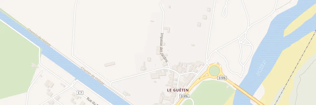 Plan du 4 Imp des Jardins à Cuffy