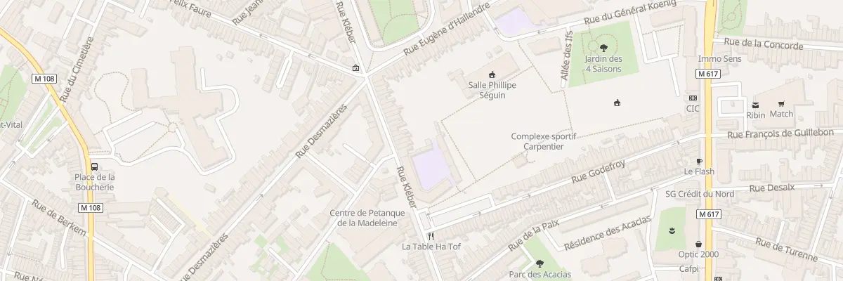 Plan du 58 Rue Kléber à La Madeleine