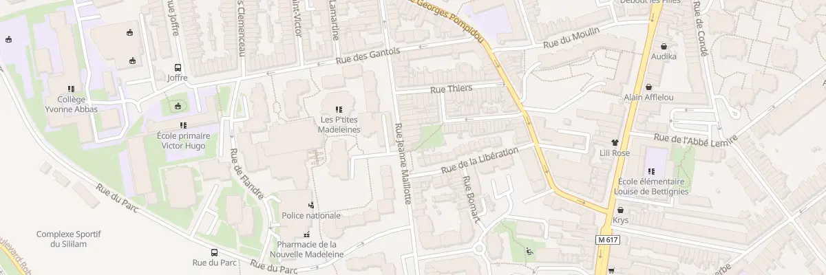 Plan du 84 Rue Jeanne Maillotte à La Madeleine
