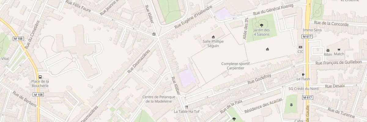 Plan du 62 Rue Kléber à La Madeleine