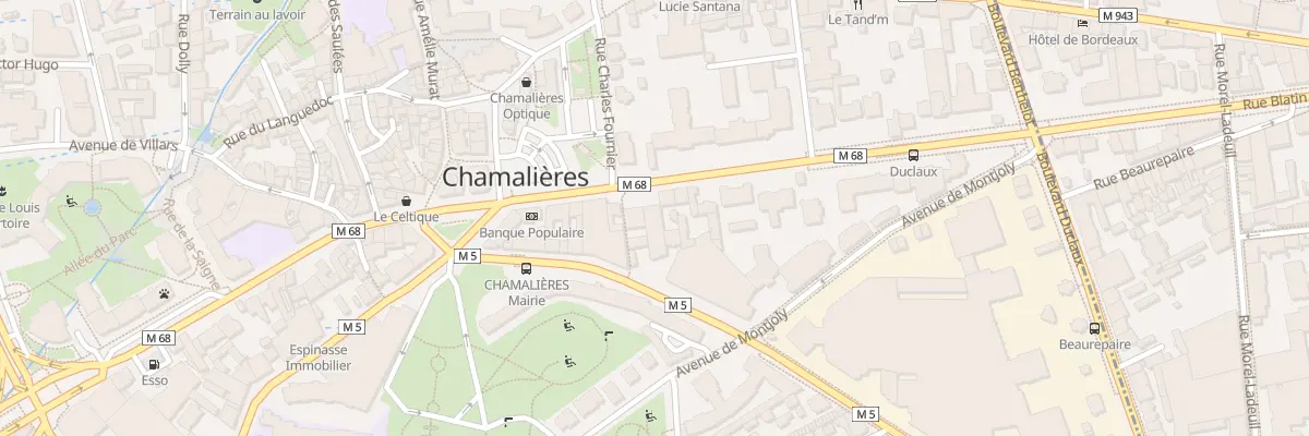 Plan du 23 Av de Royat à Chamalières