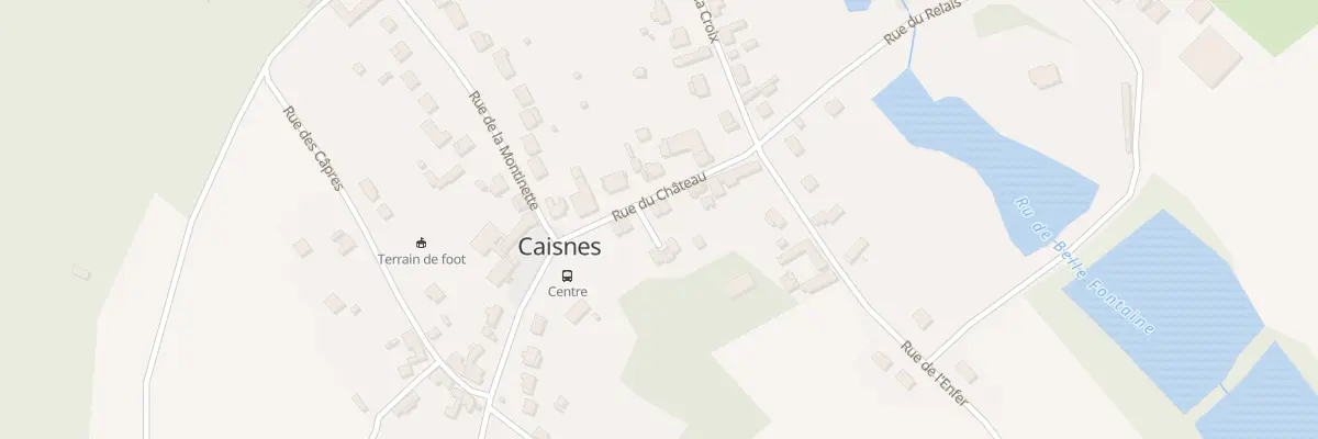 Plan du 66 Rue du Château à Caisnes