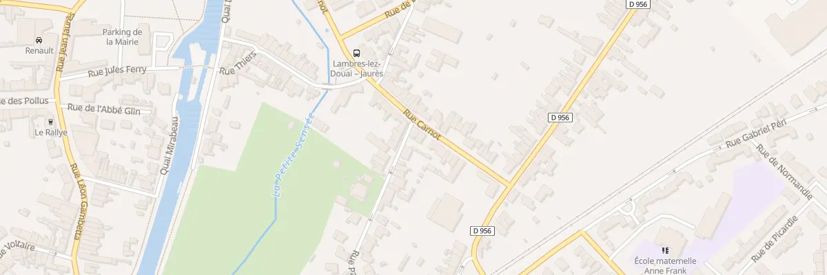 Plan du 376 Rue Carnot à Lambres-lez-Douai