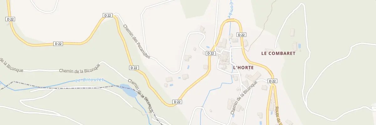 Plan du 5275F L’Horte à Taussac-la-Billière