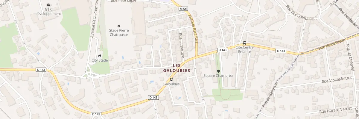 Plan du 42 Bd Gambetta à Chamalières