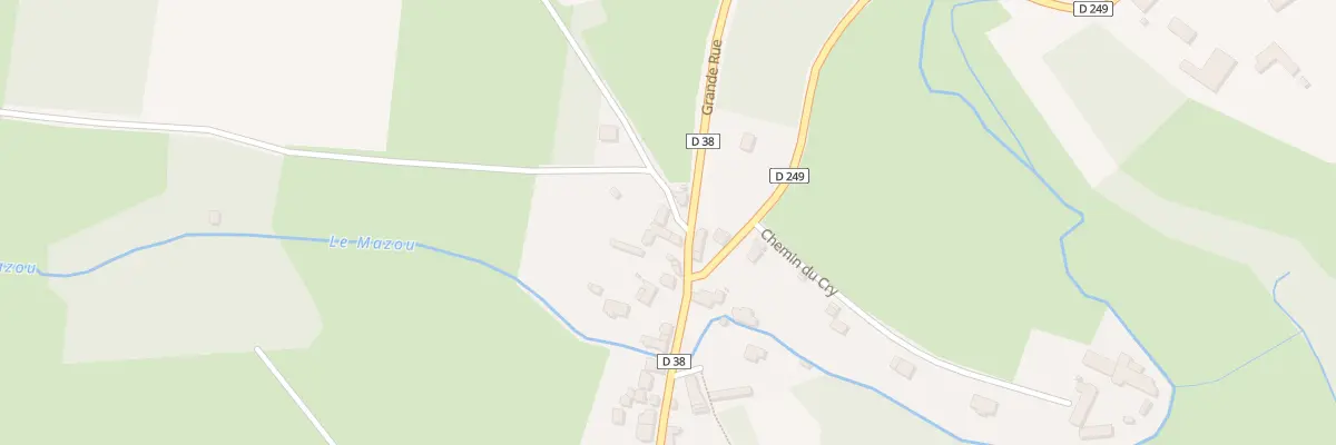 Plan du 81 Grande Rue à Narcy