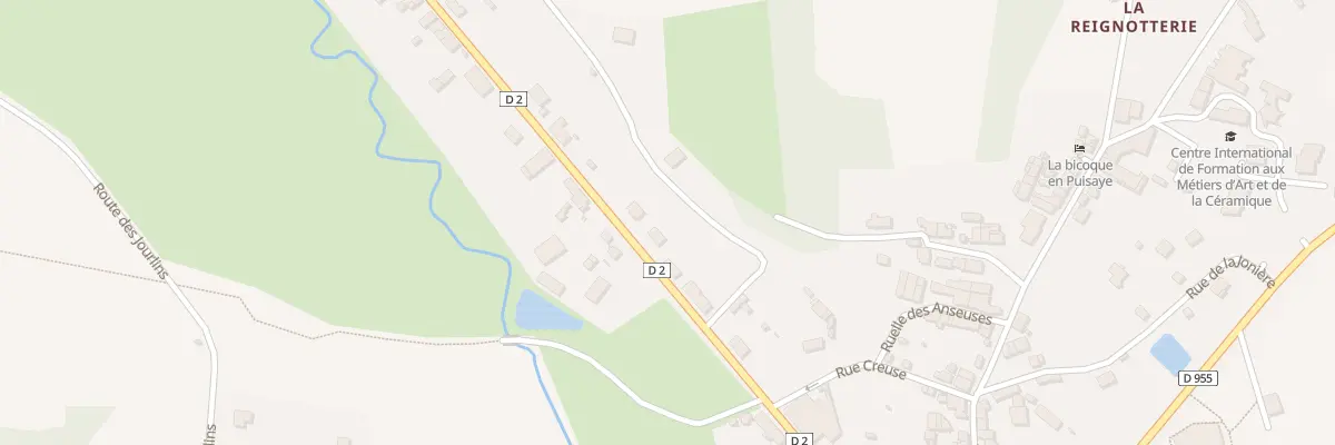 Plan du 24 Rte de Saint Fargeau à Saint-Amand-en-Puisaye