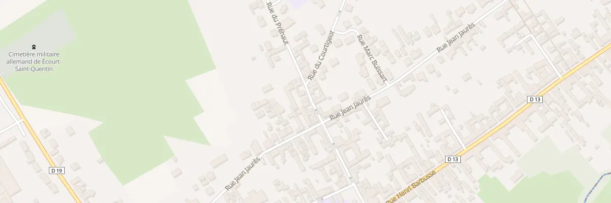 Plan du 23 Rue du Préhaut à Écourt-Saint-Quentin