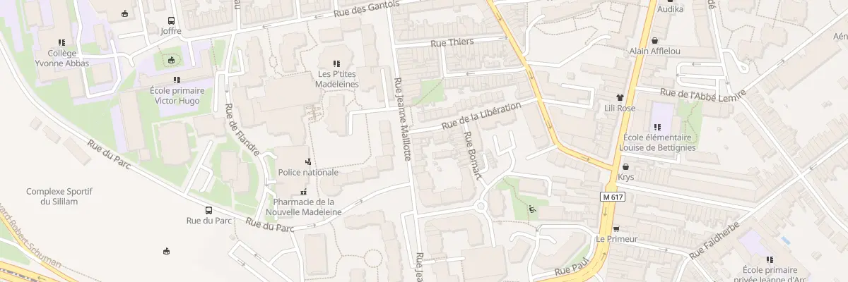 Plan du 66 Rue Jeanne Maillotte à La Madeleine