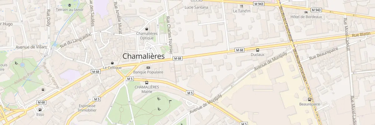 Plan du 21 Av de Royat à Chamalières
