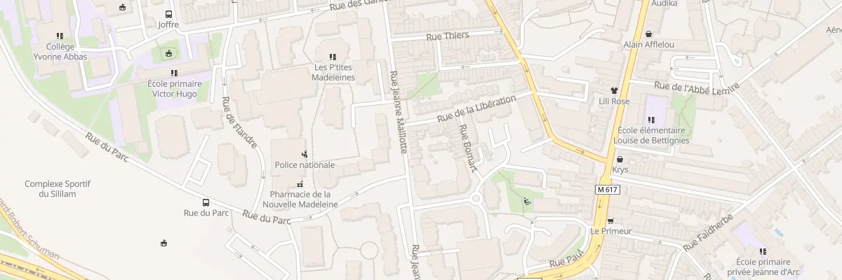 Plan du 64 Rue Jeanne Maillotte à La Madeleine