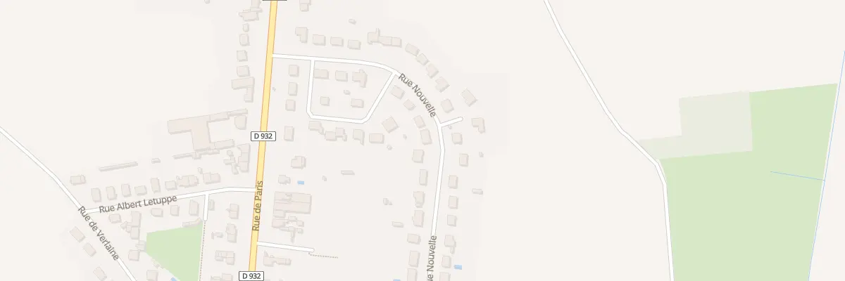 Plan du 16 Rue Nouvelle à Muille-Villette