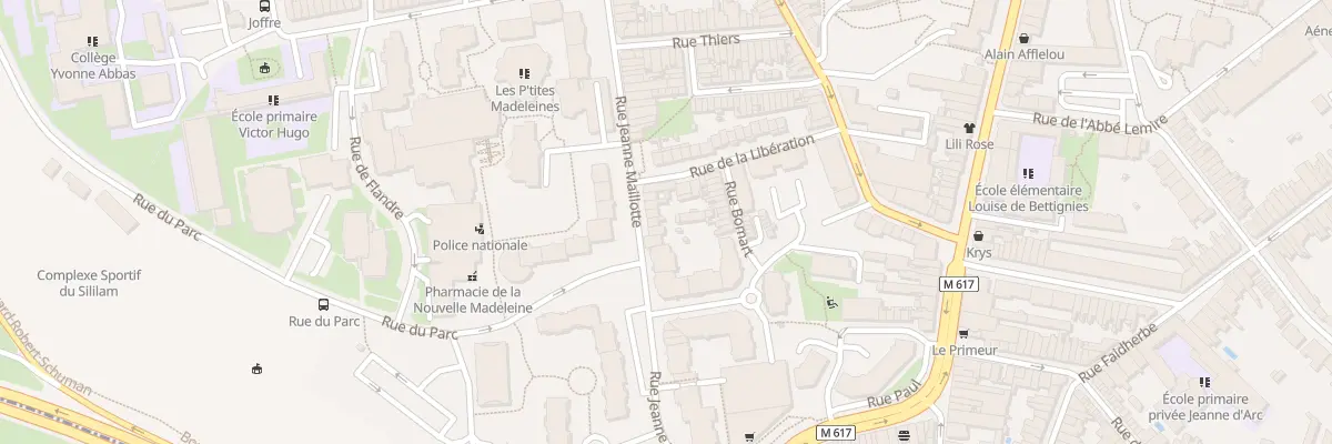 Plan du 60 Rue Jeanne Maillotte à La Madeleine