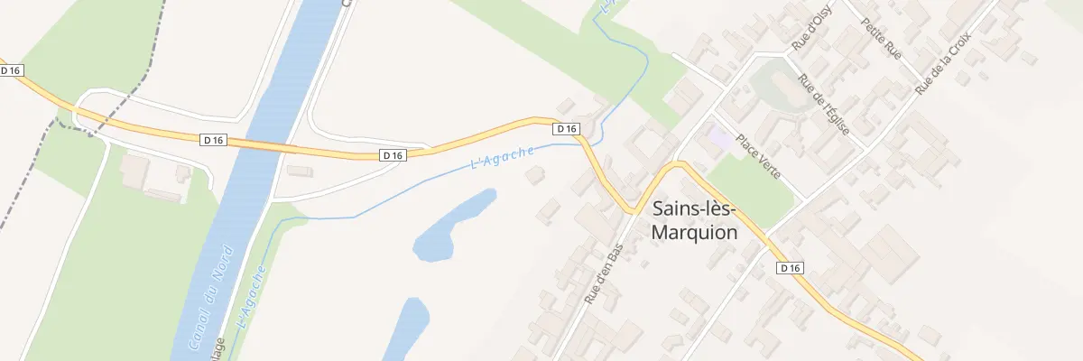 Plan du 1 Rue de Baralle à Sains-lès-Marquion