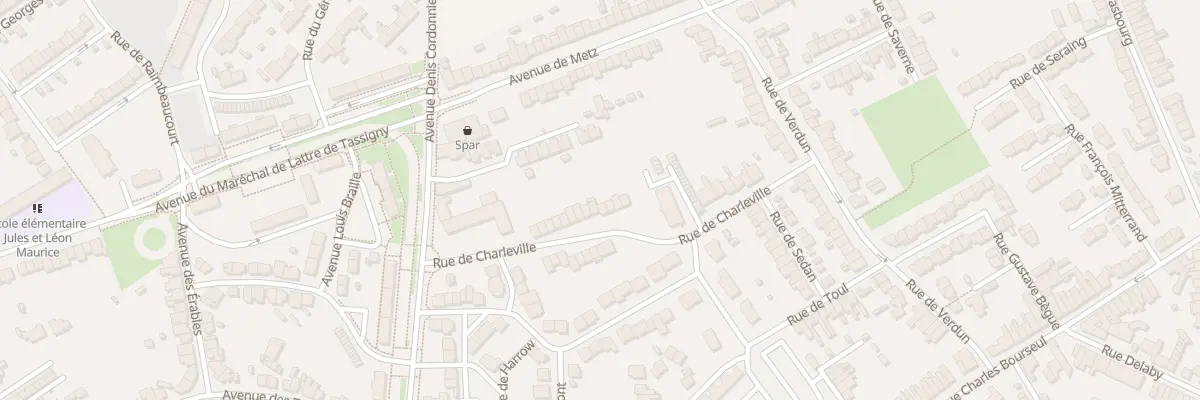 Plan du 162 Rue de Charleville à Douai