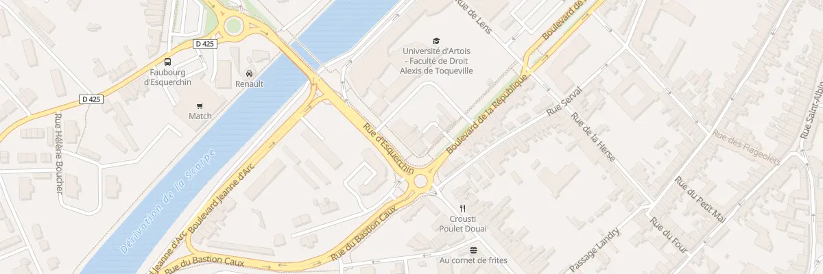 Plan du 480 Rue d’Esquerchin à Douai
