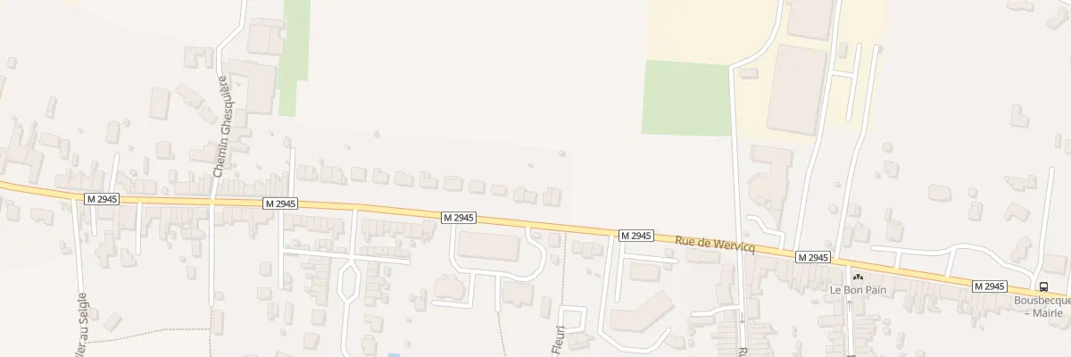 Plan du 66 Rue de Wervicq à Bousbecque