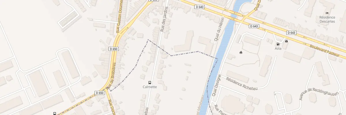 Plan du 964 Rue Jean Baptiste Lebas à Lambres-lez-Douai