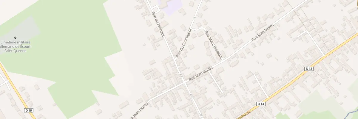Plan du 18 Rue du Préhaut à Écourt-Saint-Quentin