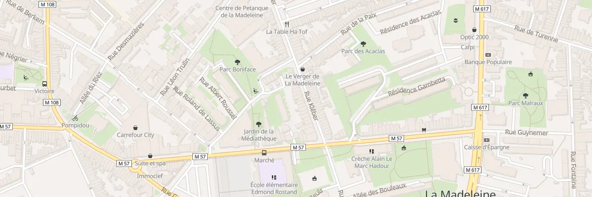 Plan du 35 Rue Kléber à La Madeleine