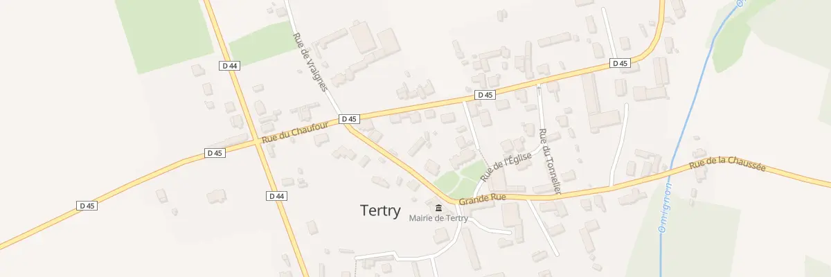 Plan du 10 Rue du Chaufour à Tertry
