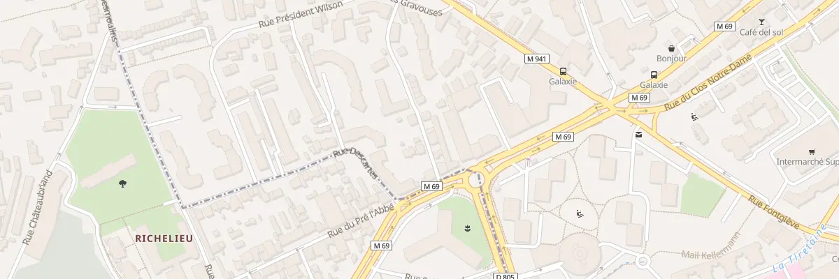 Plan du 5 Imp Richelieu à Clermont-Ferrand