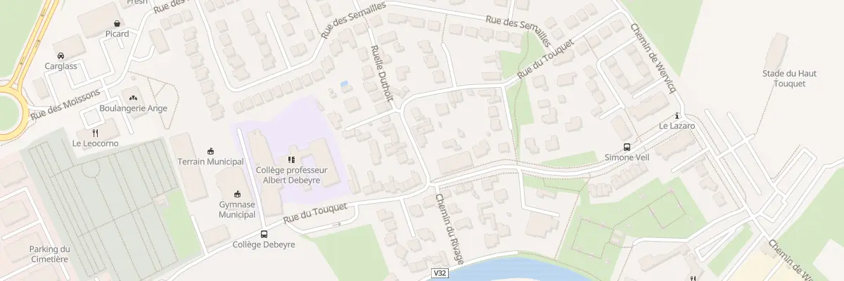 Plan du 54 Rue du Touquet à Marquette-lez-Lille
