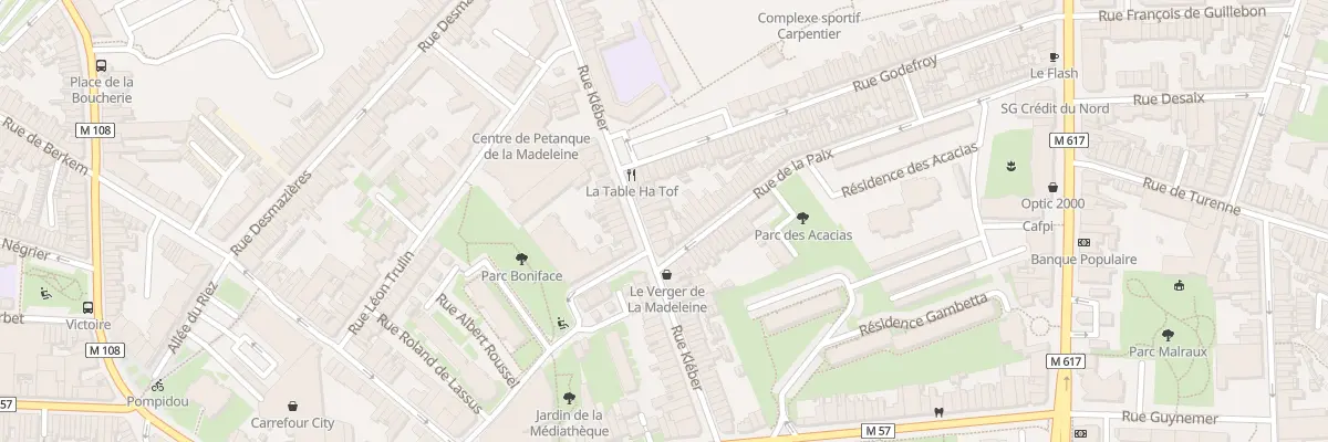 Plan du 44 Rue Kléber à La Madeleine