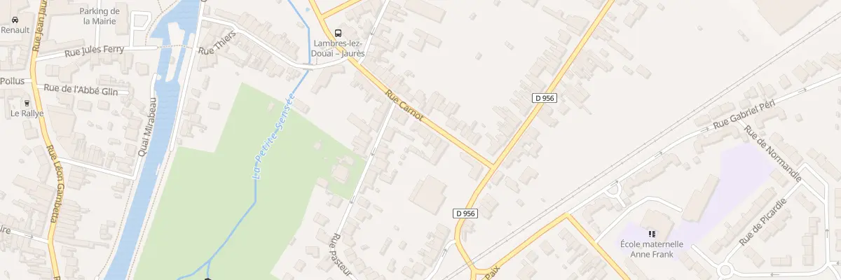 Plan du 412 Rue Carnot à Lambres-lez-Douai