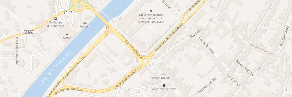 Plan du 466 Rue d’Esquerchin à Douai