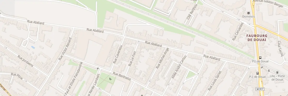 Plan du 146 Rue Abélard à Lille