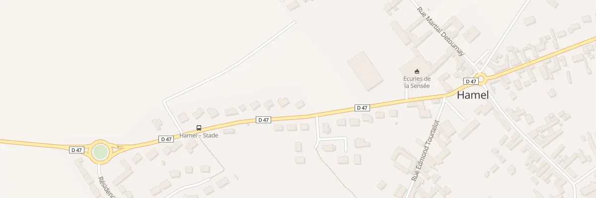 Plan du 6 Rue Jean - Baptiste Mience à Hamel