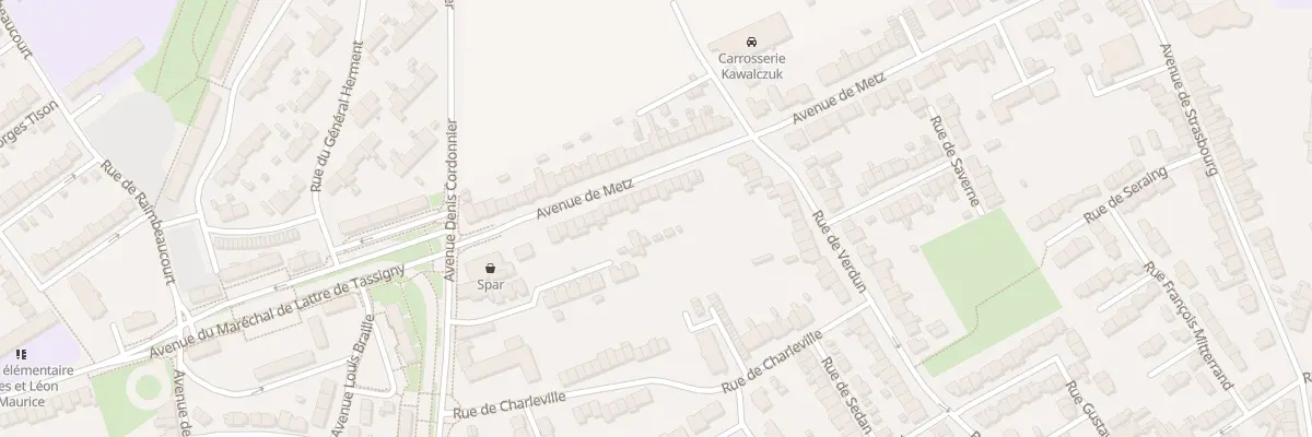 Plan du 365 Av de Metz à Douai