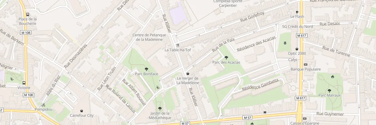 Plan du 40 Rue Kléber à La Madeleine