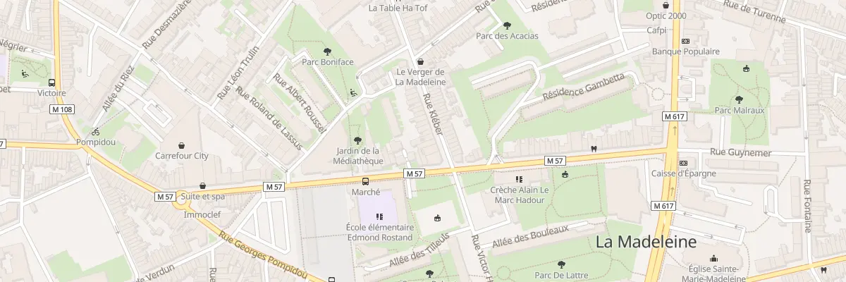 Plan du 19 Rue Kléber à La Madeleine